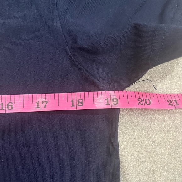 [S]Thrasher Navy T-Shirt with Yellow Logo - Picture 4 of 5